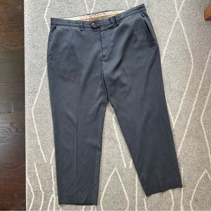 Tommy Bahama Blue Gray Silk Blend Flat Front Men’s Chino Pants 40x30